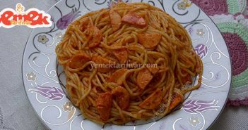 sosisli spagetti tarifi